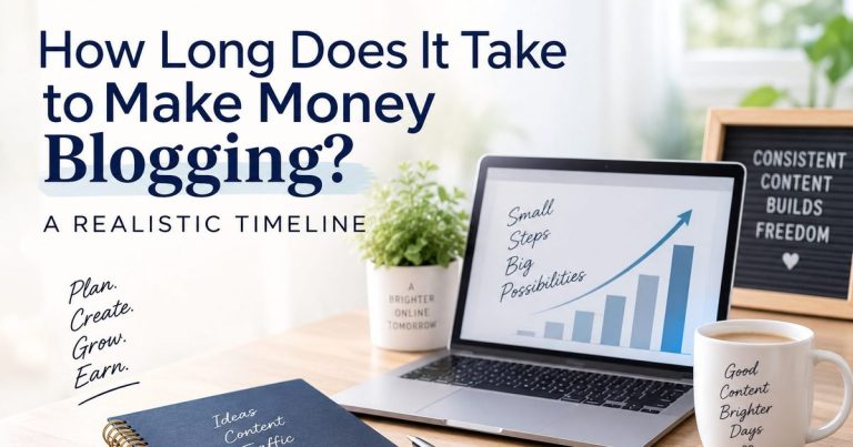 How long does it take to make money blogging? A realistic timeline
